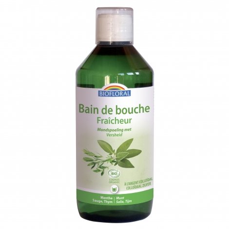 Biofloral Bain de Bouche à l'Argent Colloïdal Bio 500ml pas cher, discount