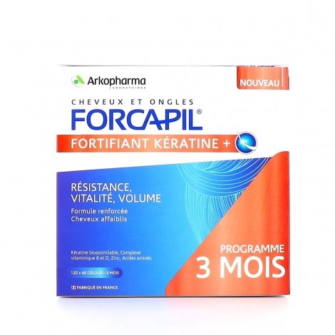 Arkopharma Forcapil Keratine+ 180 gélules pas cher, discount