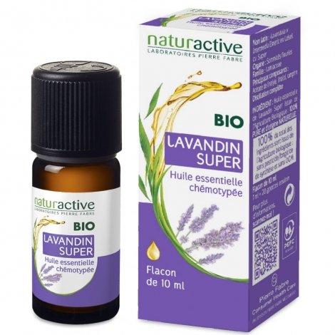 NaturActive Huile Essentielle Bio Lavandin Super 10 ml pas cher, discount