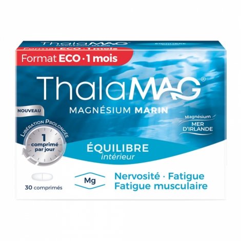 Thalamag Magnésium Marin Équilibre Intérieur 30 comprimés pas cher, discount