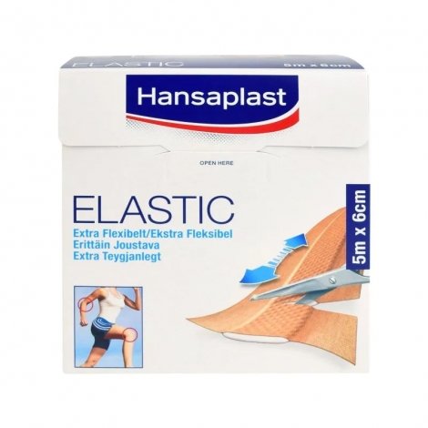 Hansaplast Elastic Pansement 5m x 6cm pas cher, discount