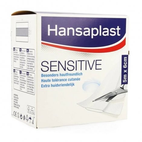 Hansaplast Sensitive Haute Toléance Cutanée 5m x 6cm pas cher, discount