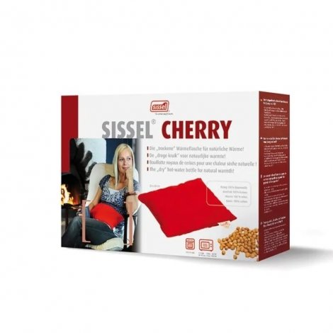 Sissel Cherry Coussin Noyaux Cerise 23x26cm Rouge pas cher, discount
