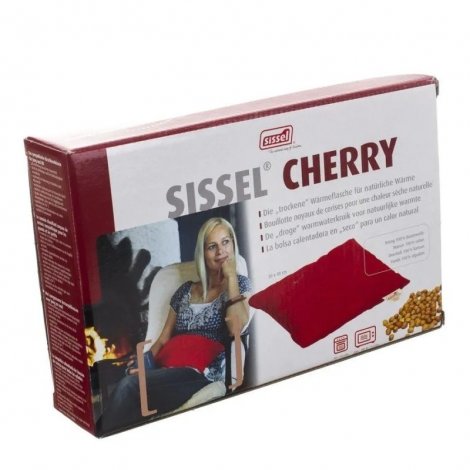 Sissel Cherry Coussin Noyaux Cerise 20x40cm Rouge pas cher, discount