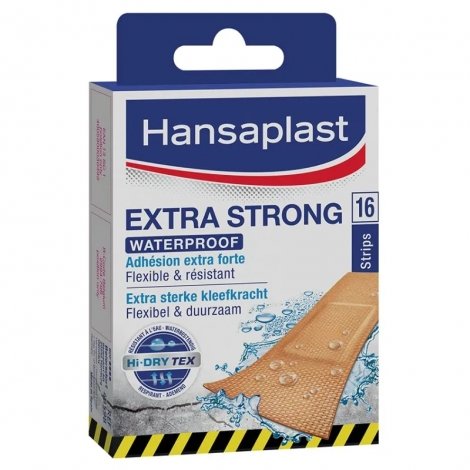 Hansaplast Extra Strong Waterproof 16 pansements pas cher, discount
