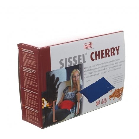 Sissel Cherry Coussin Noyaux Cerise 23x26cm Bleu pas cher, discount