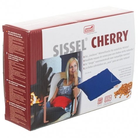 Sissel Cherry Coussin Noyaux Cerise 20x40cm Bleu pas cher, discount