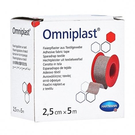 Omniplast Sparadrap Textile 2,5cm x 5m pas cher, discount