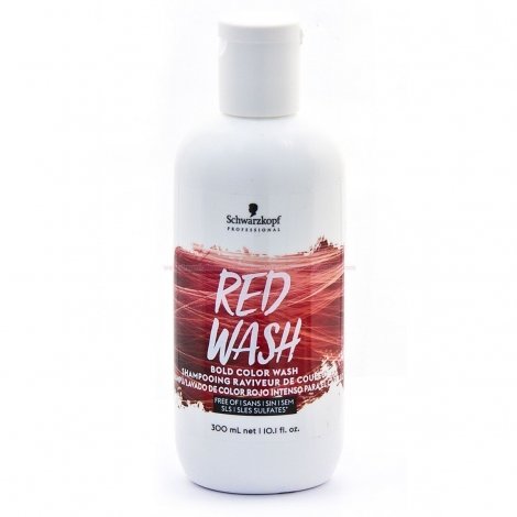 Schwarzkopf Bold Color Wash Shampoing Raviveur de Couleur Rouge 300ml pas cher, discount