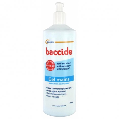 Baccide Gel Hydroalcoolique 750ml pas cher, discount