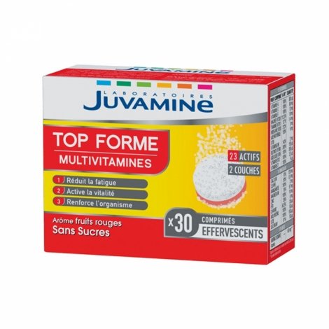 Juvamine Top Forme Multivitamines 30 comprimés effervescents pas cher, discount