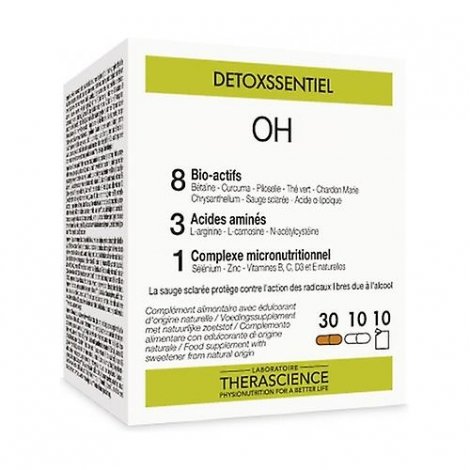 Therascience Detoxssentiel OH 10 sachets + 30 gélules + 10 gélules pas cher, discount