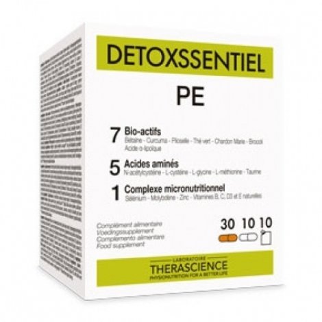 Therascience Detoxssentiel PE 10 sachets + 30 gélules + 10 gélules pas cher, discount