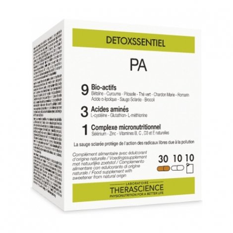 Therascience Detoxssentiel PA 10 sachets + 30 gélules + 10 gélules pas cher, discount