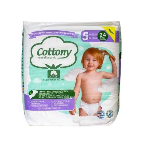 Cottony Couches Bébé Taille 5 11-25kg 24 pièces pas cher, discount