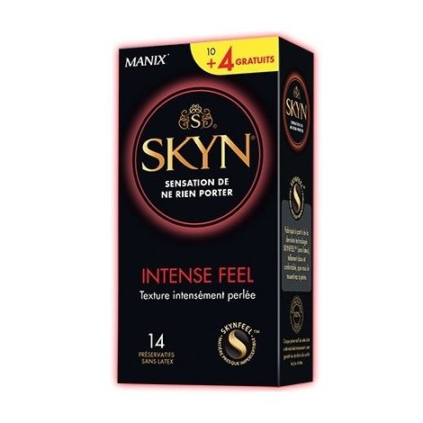 Manix Skyn Intense Feel 10 préservatifs + 4 GRATUITS pas cher, discount