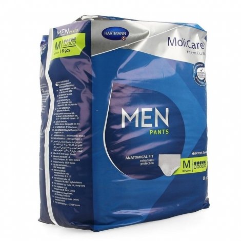 Molicare Premium Men Pants 5 Drops M 8 pièces pas cher, discount