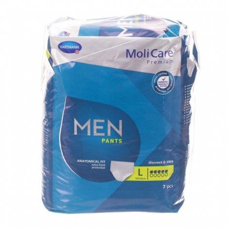 Molicare Premium Men Pants 5 Drops L 7 pièces pas cher, discount