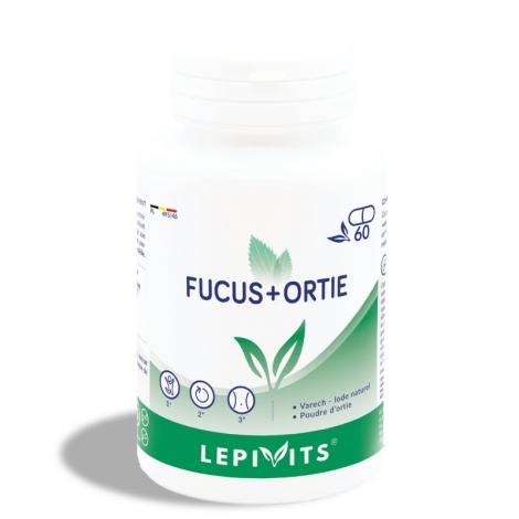 Lepivits Fucus + Ortie 60 gélules végétales pullulan pas cher, discount