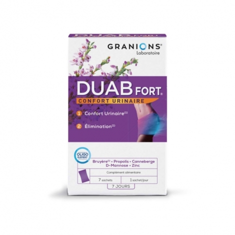 Duab Fort Confort Urinaire 7 sachets pas cher, discount