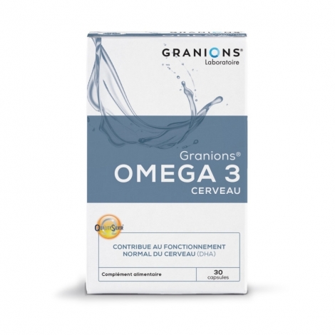 Granions Omega 3 Cerveau 30 capsules pas cher, discount