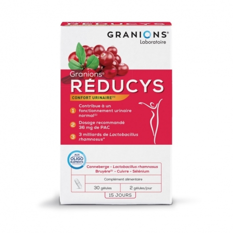 Granions Reducys Confort Urinaire Cranberry 30 gélules pas cher, discount