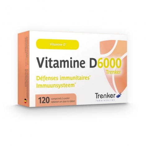 Trenker Vitamine D 6000 120 comprimés pas cher, discount