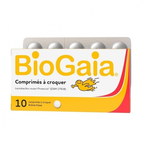 BioGaia Protectis Arôme Fraise Probiotique x10 Comprimés pas cher, discount