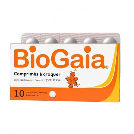 Biogaia Probiotiques Système Digestif Goût Citron 10 Comprimés pas cher, discount