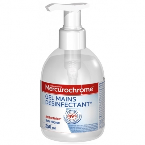 Mercurochrome Gel Mains Désinfectant 250ml pas cher, discount