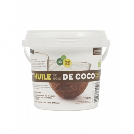 Purasana Huile de Noix de Coco 500ml pas cher, discount