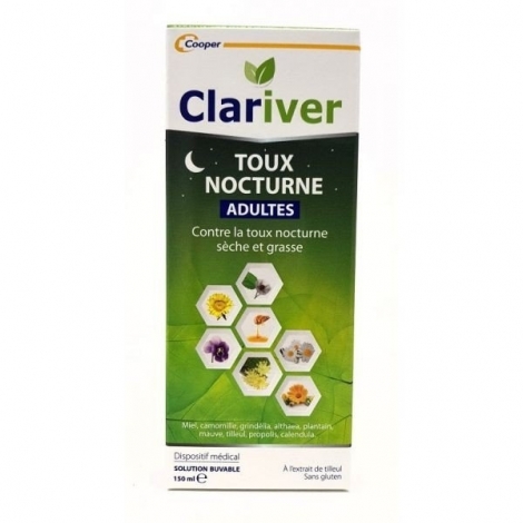 Clariver Toux Nocturne Adultes 150ml pas cher, discount
