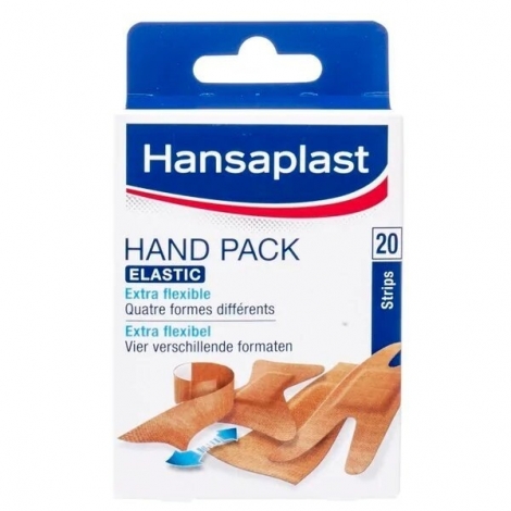 Hansaplast Hand Pack Elastic 20 pièces pas cher, discount