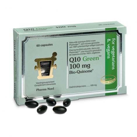 Pharma Nord Q10 Green 100mg Vegan 60 capsules végétales pas cher, discount