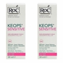 Roc Keops Sensitive Soin Déodorant à Bille Peau Fragile 48H 2 x 30ml