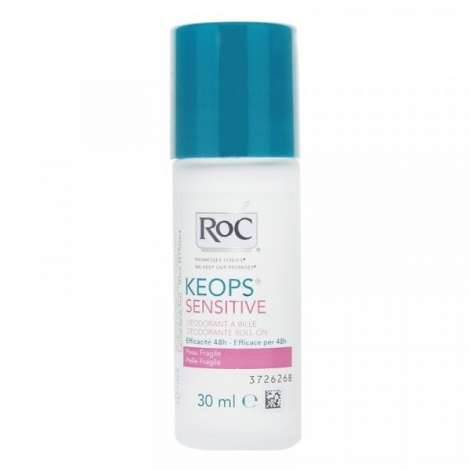 Roc Keops Sensitive Soin Déodorant à Bille Peau Fragile 48H 30ml pas cher, discount