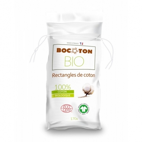 Bocoton Rectangles de Coton Bio 170 pièces pas cher, discount