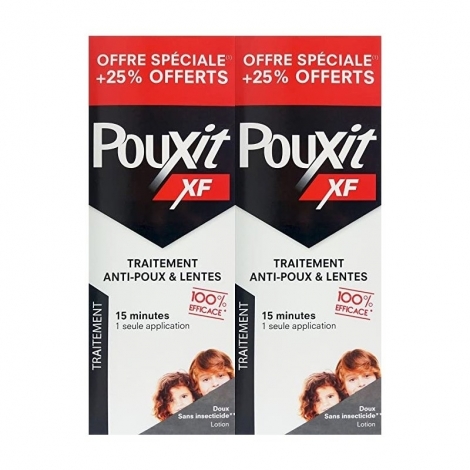 Pouxit XF Traitement Anti-Poux & Lentes Lot 2x250ml pas cher, discount