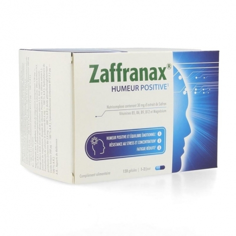 Zaffranax Humeur Positive 120 gélules pas cher, discount