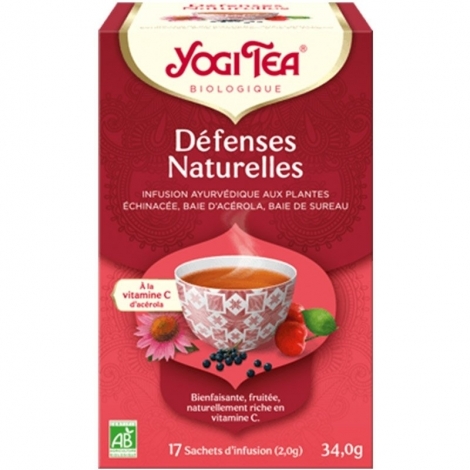 Yogi Tea Défenses Naturelles Bio 17 sachets pas cher, discount