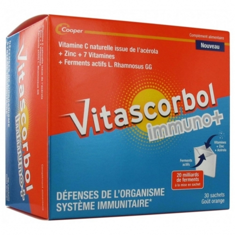 Vitascorbolimmuno+ 30 sachets pas cher, discount