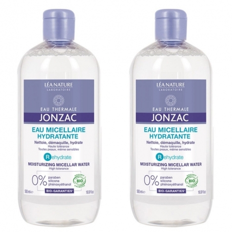 Jonzac Rehydrate Eau Micellaire Hydratante 2 x 500ml pas cher, discount