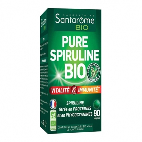 Santarome Pure Spiruline Bio 90 comprimés pas cher, discount