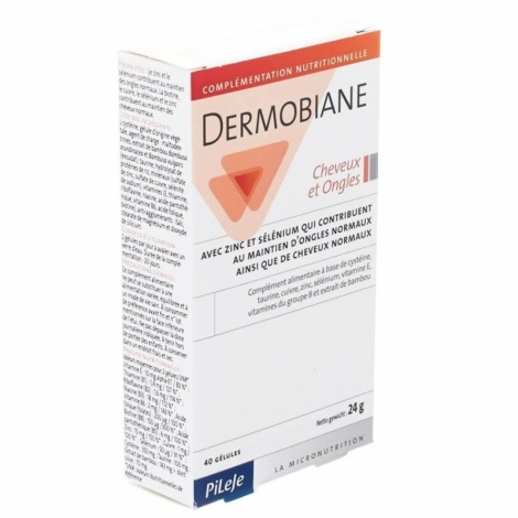 Pileje Dermobiane Cheveux & Ongles 40 gélules pas cher, discount