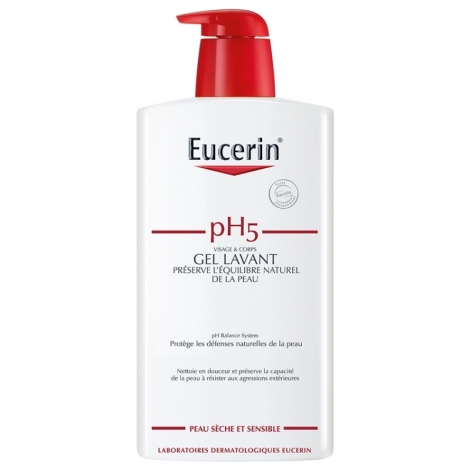 Eucerin pH5 Gel Lavant 1000ml pas cher, discount
