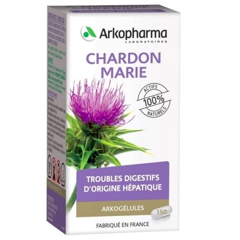 Arkopharma Arkogélules Chardon Marie 150 capsules pas cher, discount