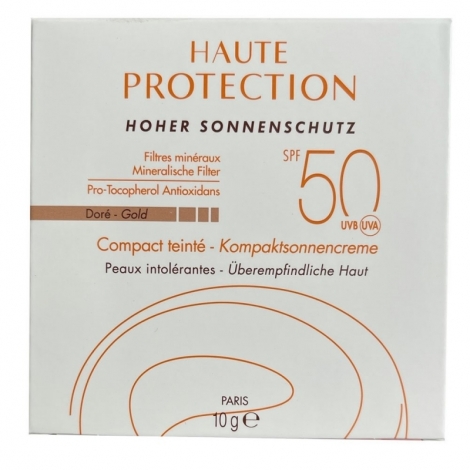 Avène Solaire Haute Protection Compact Doré SPF50 10g pas cher, discount