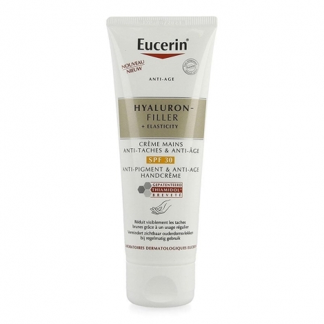 Eucerin Hyaluron-Filler + Elasticity Crème Mains Anti-Taches & Anti-Âge SPF30 75ml pas cher, discount