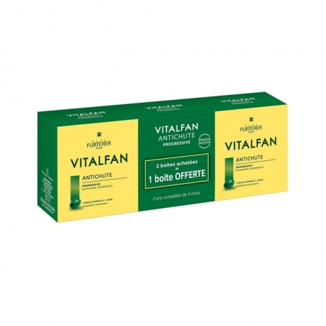 Furterer Vitalfan Antichute Progressive 3 x 30 capsules pas cher, discount