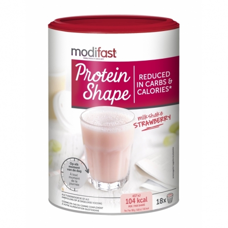 Modifast Protein Shape Milkshake Fraise 540g - 18 portions pas cher, discount